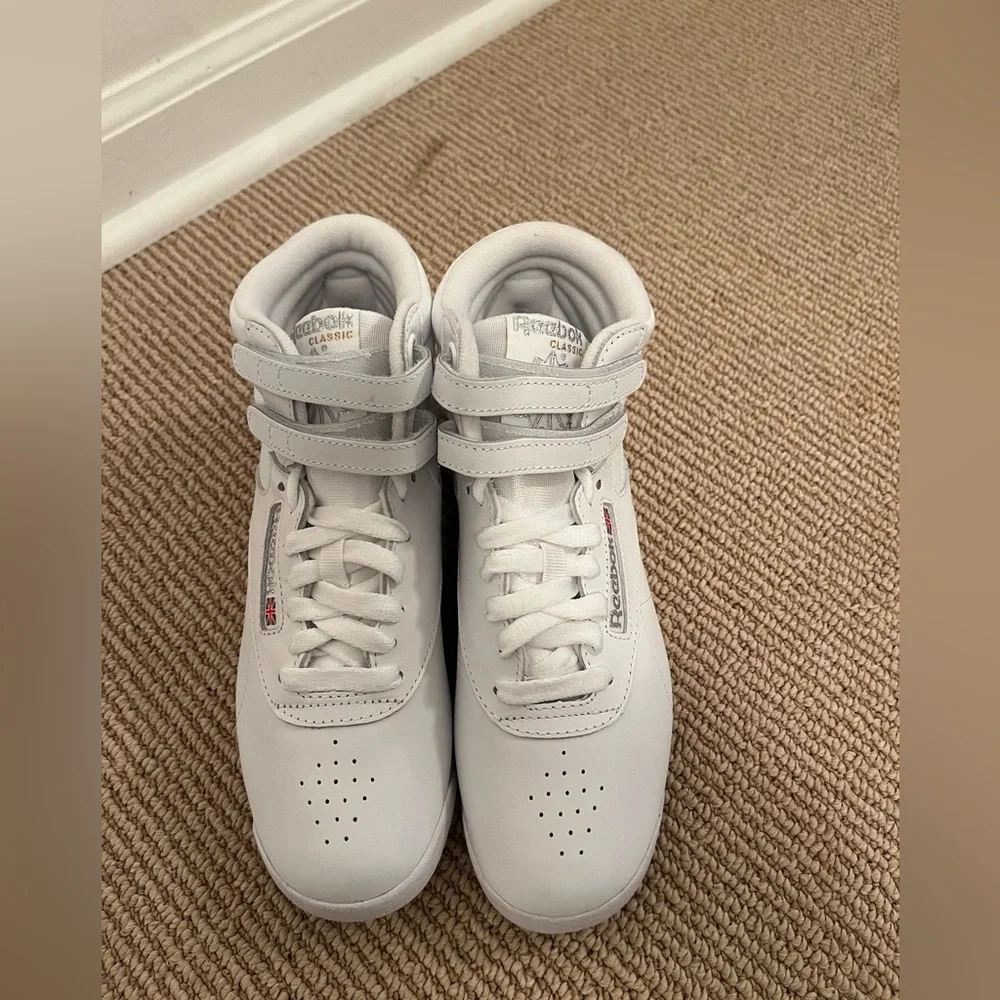 White Reebok Cheer Shoes - Picture 3 of 7